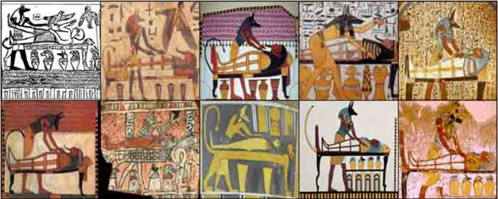 Common Egyptian funerary scenes